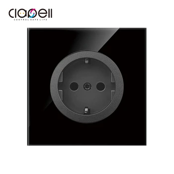 

wall electronic black socket eu standard power outlet Kitchen Office desk embeddedHome improvement Hidden Built-in socket 220