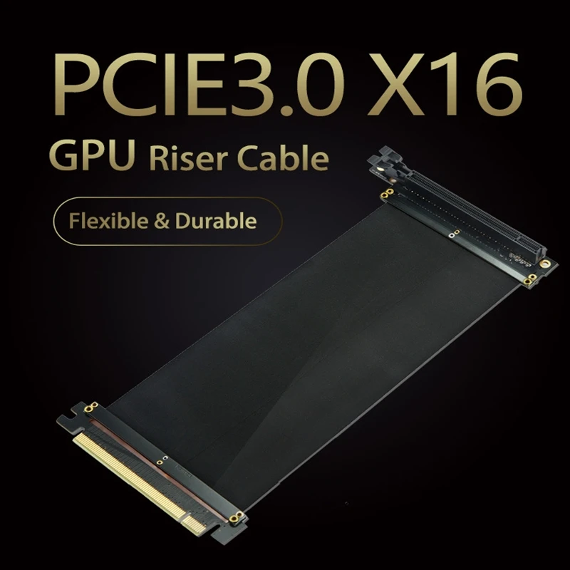 Видеокарта GPU Удлинительный кабель PCI-E X16 до 3,0X16 Штекерный к женскому Экспресс-удлинитель лента 128G/Bps