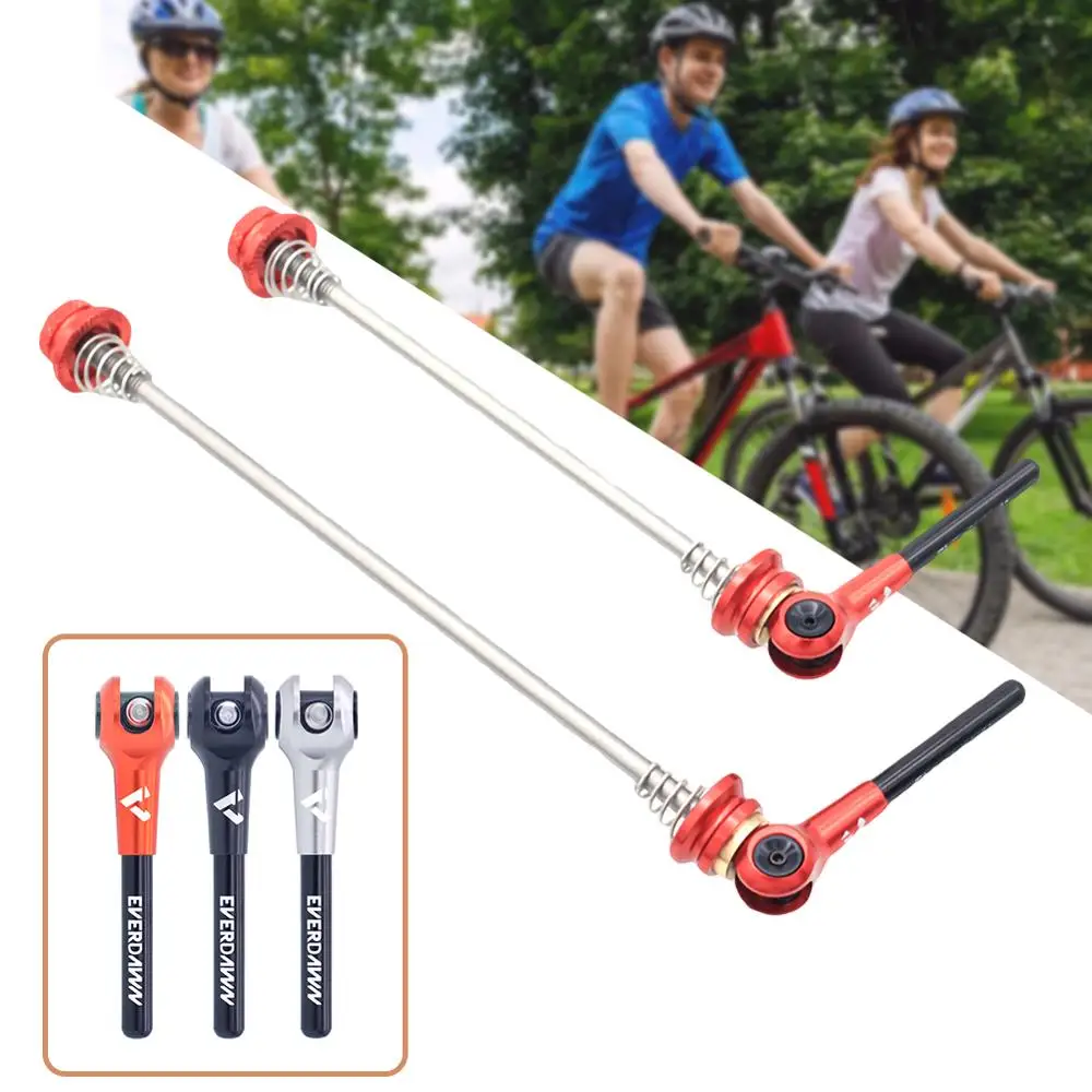 

2PCS is suitable for MTB road bike wheel hub hub hub quick release bolt rod bridge road mountain bike 100/135mm wheel hub Fast