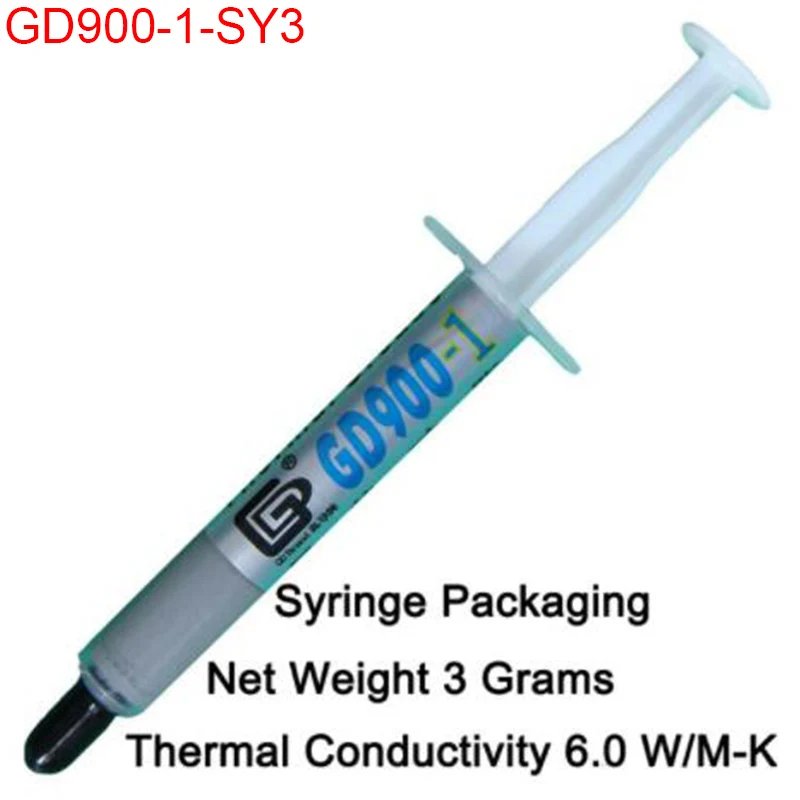 GD GD900-1-SY3 GD900 высокая производительность штукатурка для радиатора паста процессор кулер вентилятор охлаждения Теплопроводящая смазка для VGA процессор вентилятор охлаждения GD900-1 - Цвет лезвия: GD GD900-1-SY3