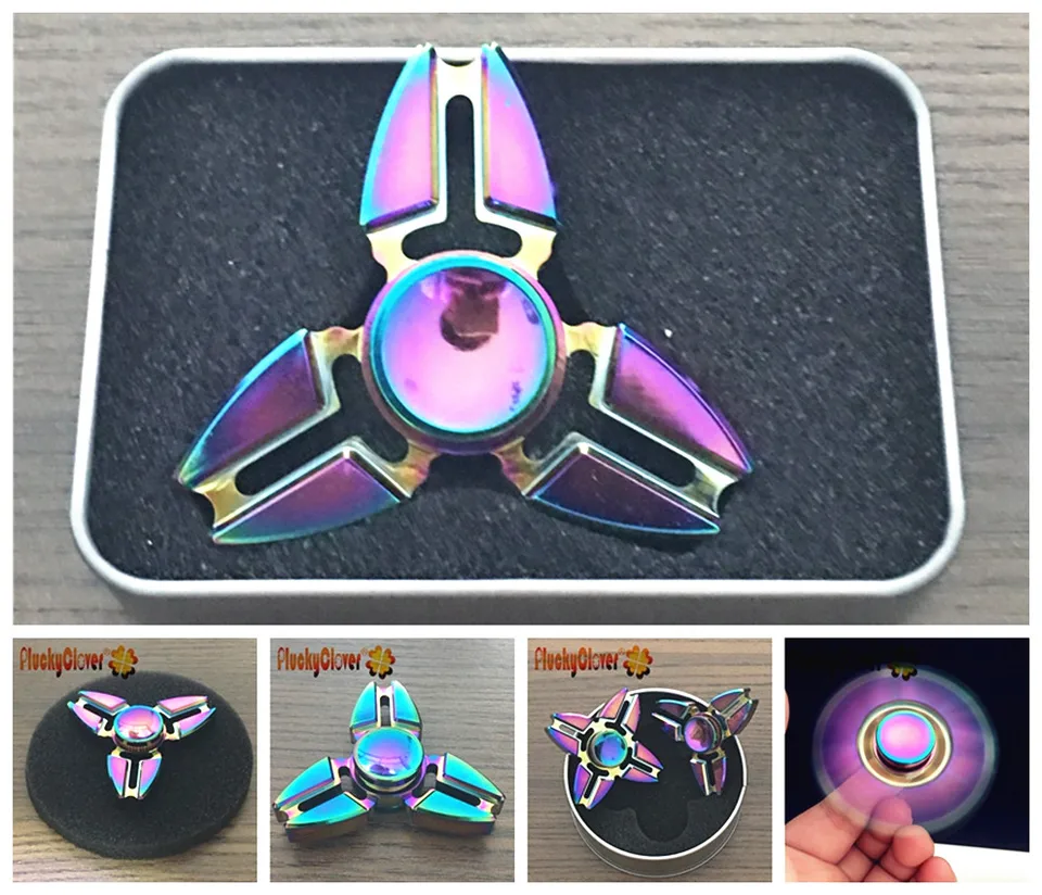 rainbow fidget spinner cheap