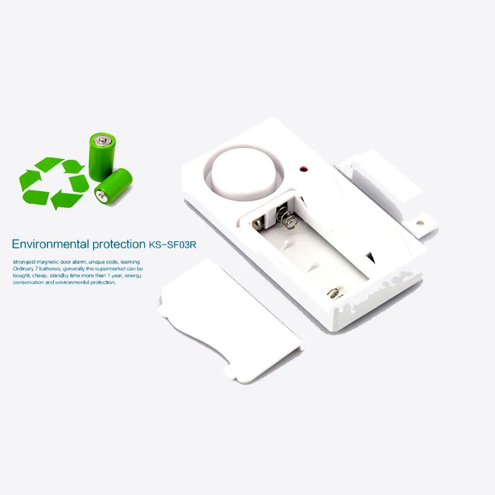 Home Remote Control Wireless Door And Window Alarm Rental House Remote Control Door Magnetic Alarm Window Door Burglar Alarm