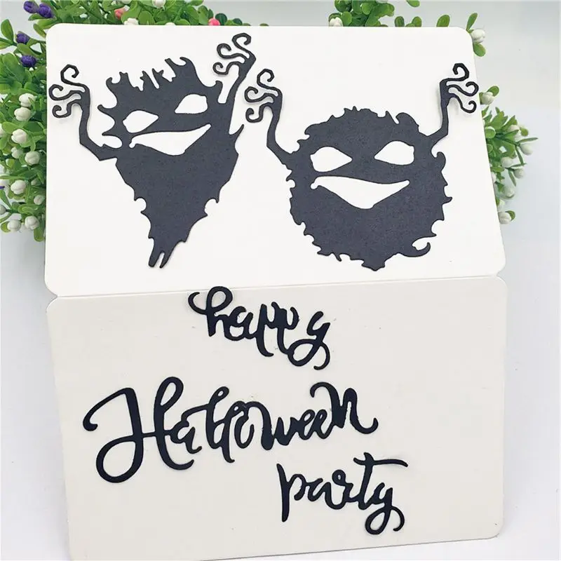 

Halloween Ghost Metal Cutting Dies Stencil DIY Scrapbooking Album Stamp Paper Card Embossing Crafts Decor