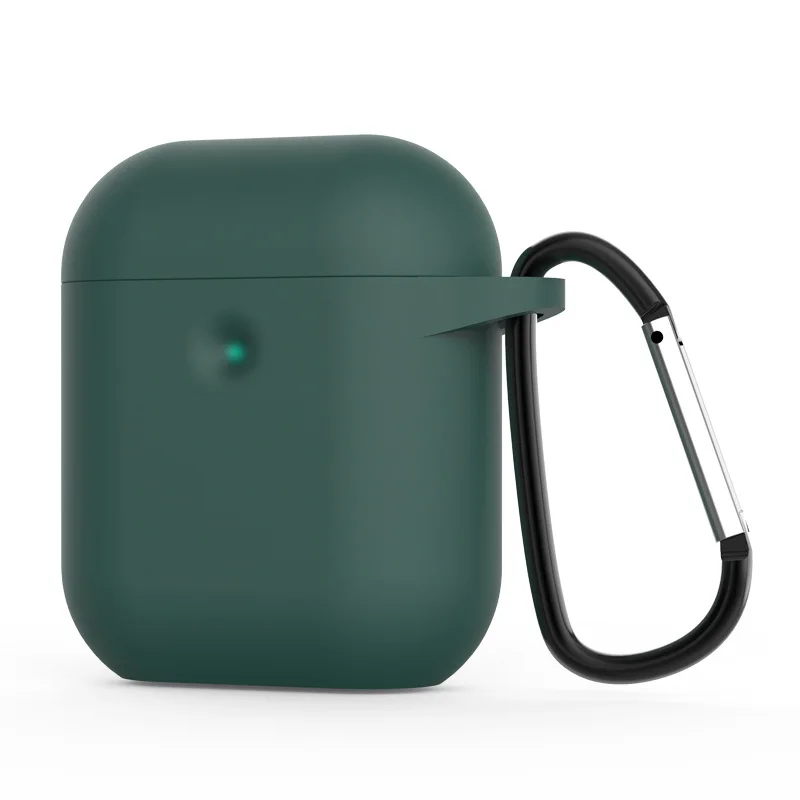 7 Чехол для наушников из ТПУ и волокна для Airpods 1 2 чехол бизнес Мягкий ТПУ полный защитный чехол для Airpods 2 Чехол Мягкий чехол - Цвет: 7