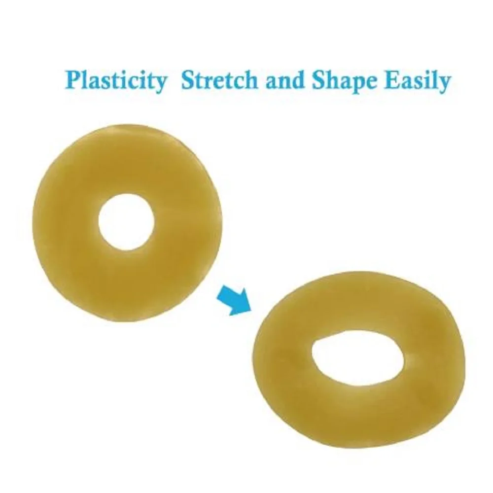 10pcs Moldable Colostomy Skin Barrier Ring 4mm Thickness for Ostomy Stoma Care Assistance 402A 5