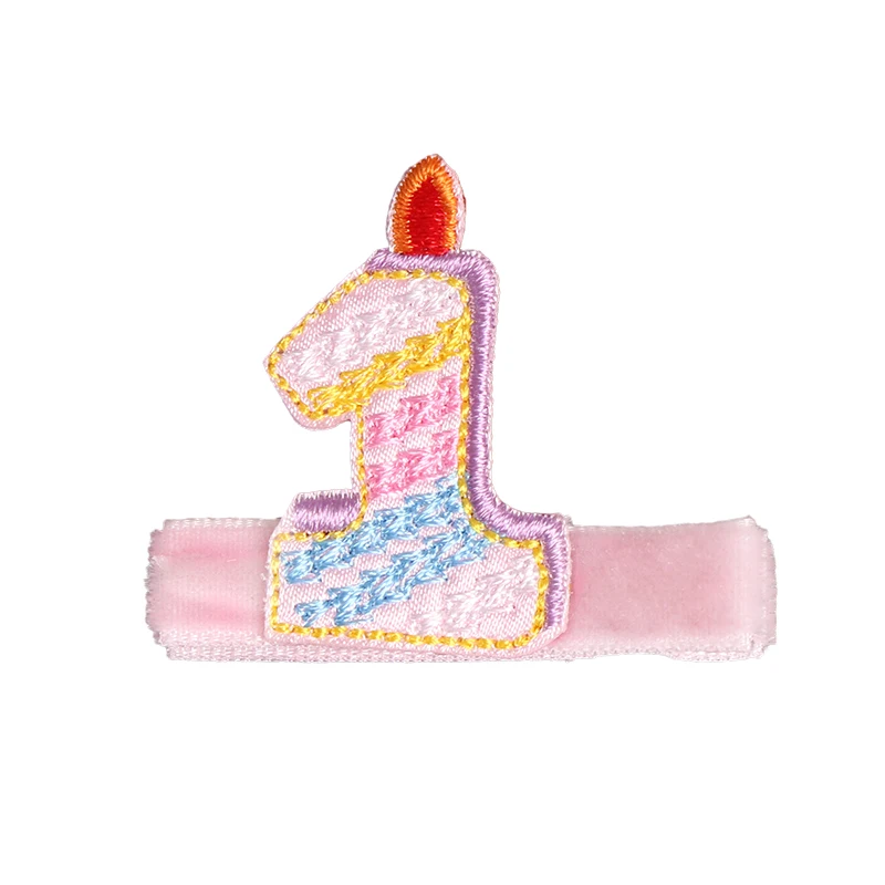 2019 детские милые Мультяшные животные фрукты заколки для волос Детская вышивка