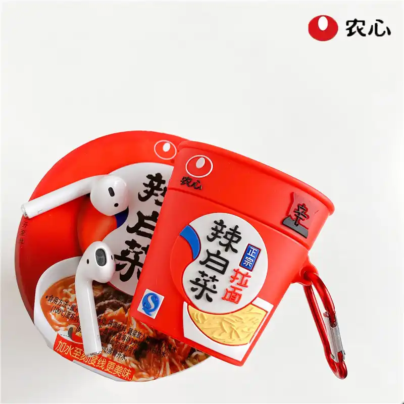 3d Cute Cartoon Korean Kimchi Ramen Soft Headphone Earphone Case For Apple Airpods 1 2 3 Pro Wireless Headset Cover Aliexpress