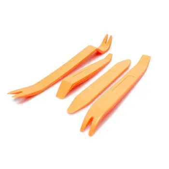 

New Auto Door Clip Panel Trim Removal Tool Kits Navigation Disassembly Seesaw Car Interior Plastic Seesaw Conversion Tool 4 Sets