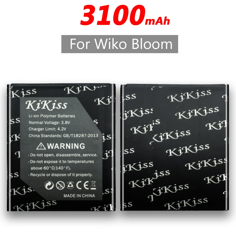 Для смартфона Wiko Bloom емкостью 3100 мАч аккумулятор высокой емкости для Wiko Bloom