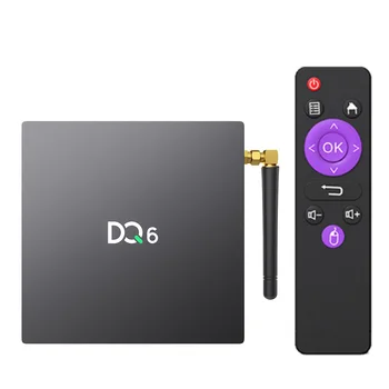 

New DQ6 RK3318 Smart TV Box Android 10.0 TV Box Android 10 Set Top Box 4GB 32GB 64GB Dual Wifi Media Player Youtube 4K TVBOX