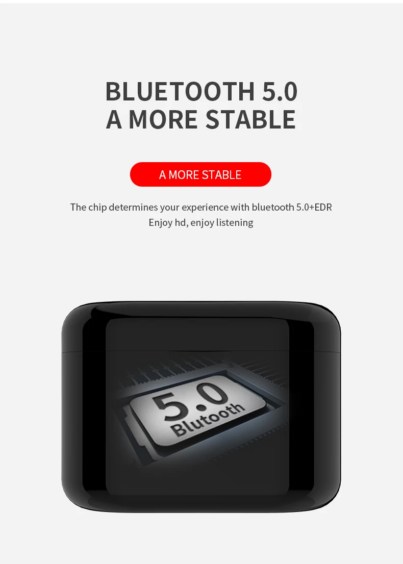 TWS bluetooth гарнитура 5,0 Беспроводная бизнес гарнитура Автомобильная гарнитура в ухо сенсорное управление движением обоих ушей