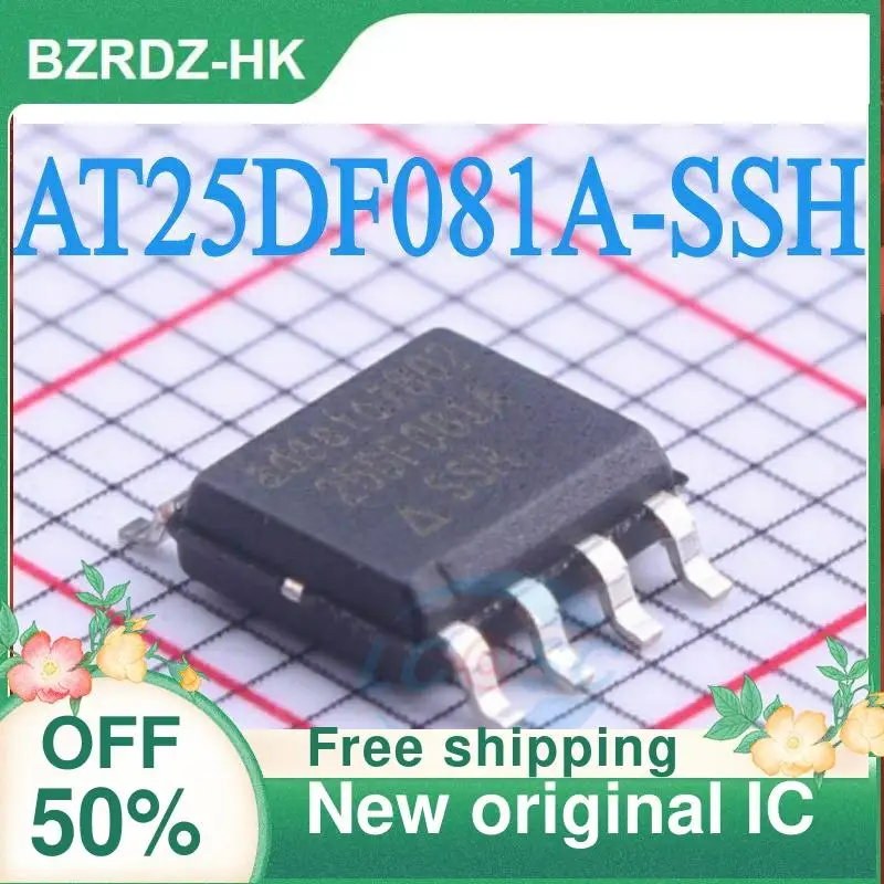 

2-10PCS/lot AT25DF081A-SSH-T AT25DF081A 25DF081A SOP8 New original IC