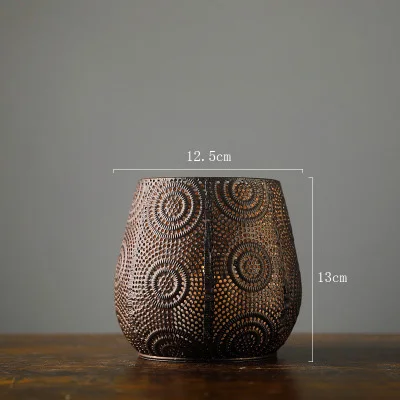Small-Lantern Strongwell, Европейский Винтажный Железный подсвечник, металлический подсвечник, ретро настольный свечная стойка, Рождественское украшение для дома - Цвет: Small-Lantern