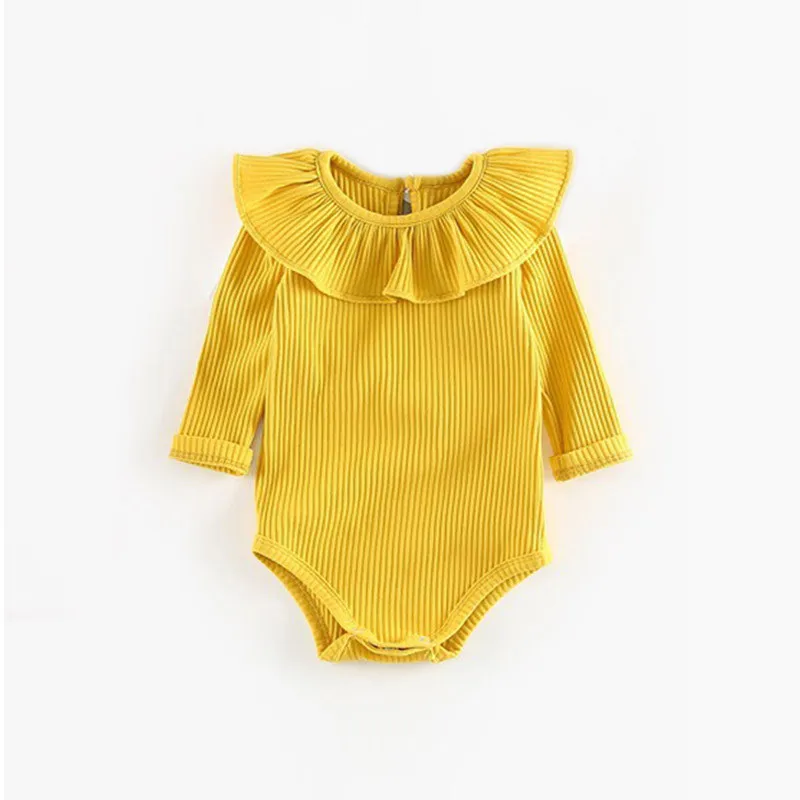 Baby romper 5 Зимние комбинезоны для маленьких девочек; осенняя одежда принцессы для новорожденных; одежда для От 0 до 2 лет девочек и мальчиков; комбинезон с длинными рукавами; одежда для малышей - Цвет: Baby romper 5
