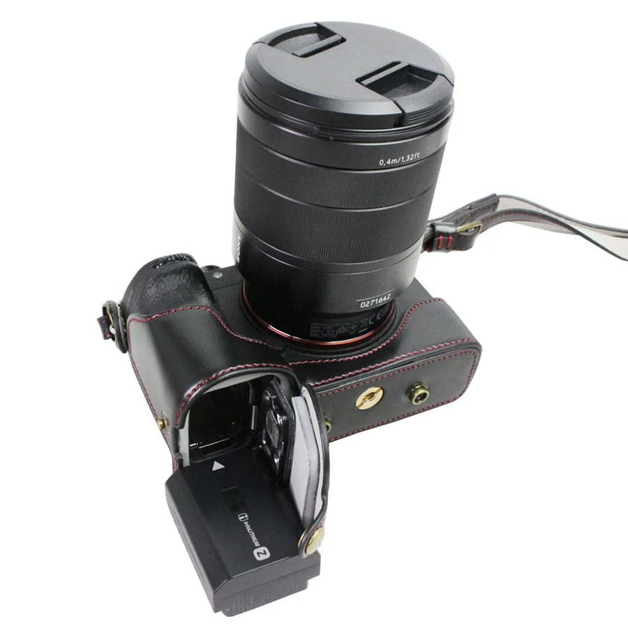 Из искусственной кожи чехол для камеры sony ILCE 9II A9M2 A7R Mark IV A7RM4 A7R4 портативный с