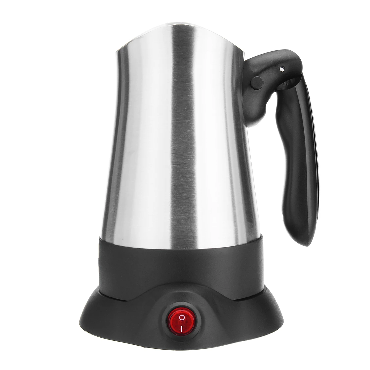 

270ml Stainless Steel 800W Electric Espresso Moka Coffee Maker Machine Portable Electric Coffee Tea Pot with Folding Handle