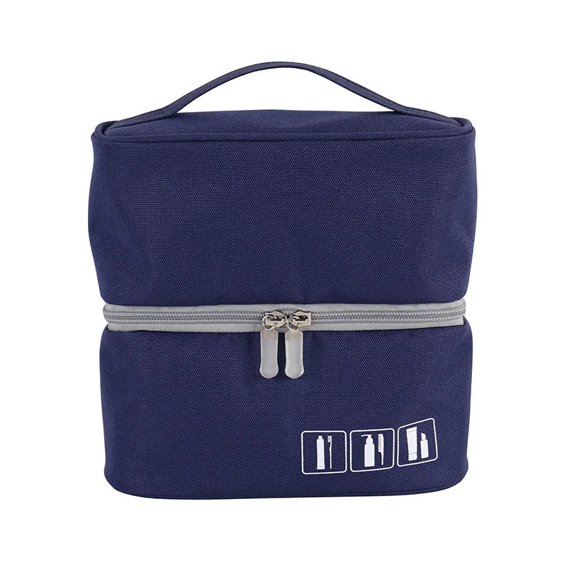 

Travel Wash Bag Customizable Logo Oxford Cloth Double Layer Cosmetic Brush Makeup Kit Hand Sedex Attestation