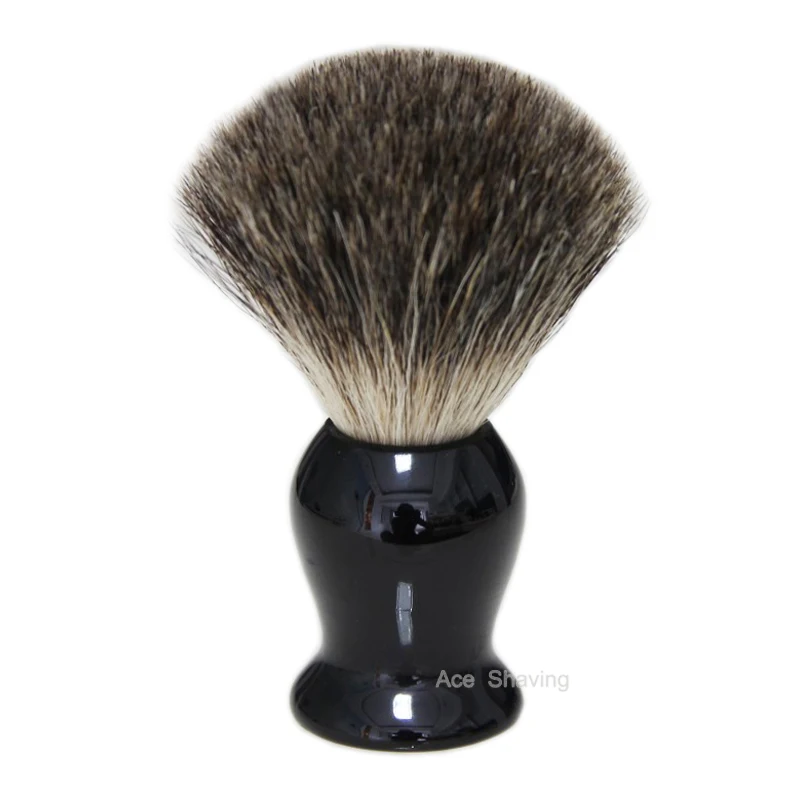 Mixed badger Silvertip/черный/смешанные волосы барсука пена для бритья мыльная щетка Парикмахерская борода чистый подарок для мужчин - Цвет: Mixed badger