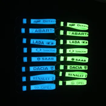 

Car Styling Luminous Silicone key ring Sticker For bmw benz vw audi Ford Kia Hyundai Nissan VW toyota Mazda Volvo