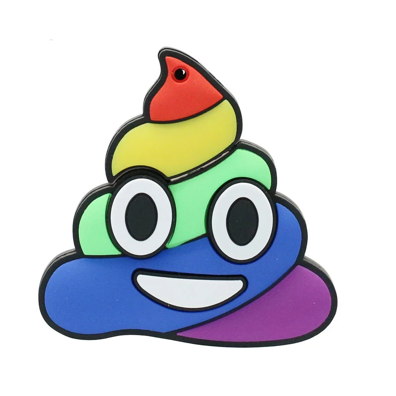 Симпатичная игрушка эмоция флэш-накопитель usb мультфильм Poo Форма внешняя карта памяти флеш-накопитель 4 ГБ 8 ГБ 16 ГБ 32 ГБ мини подарок - Цвет: Multicolor