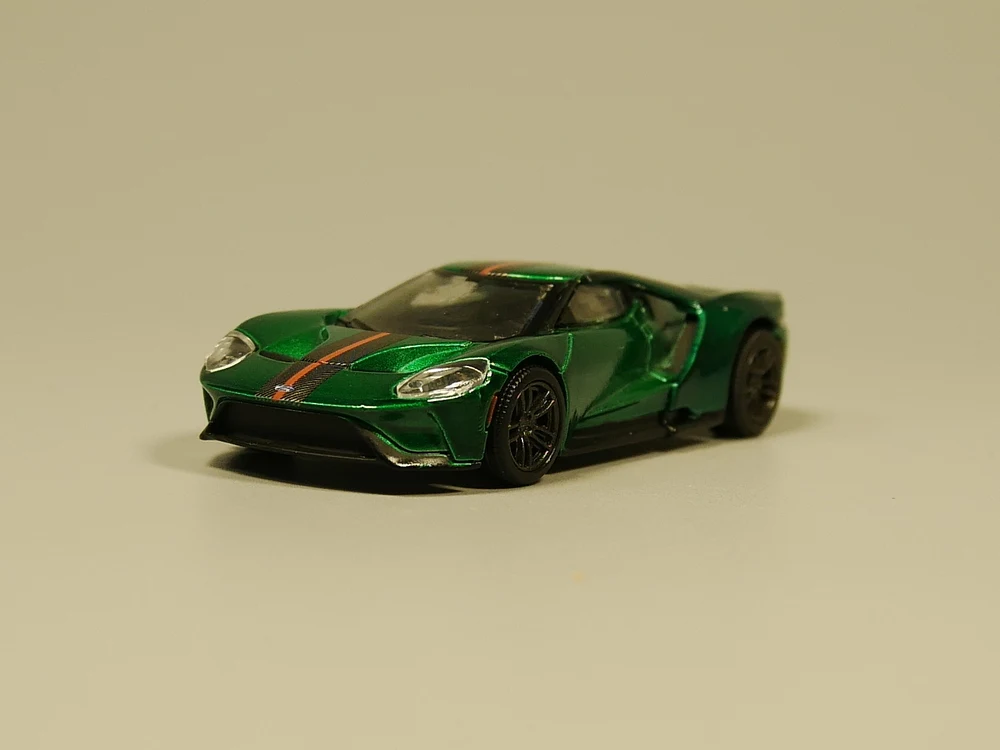 Зеленый свет 1: 64 2019 Ford GT литая под давлением модель автомобиля (зеленая машина)| |