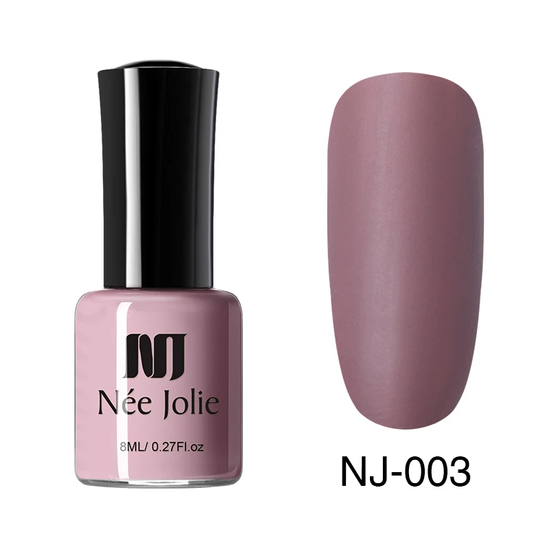 NJM-03 NEE JOLIE 8 мл Лак для ногтей чистая серия лак для ногтей Блестящий зеркальный матовый эффект лак для ногтей 66 цветов - Цвет: NJM-03