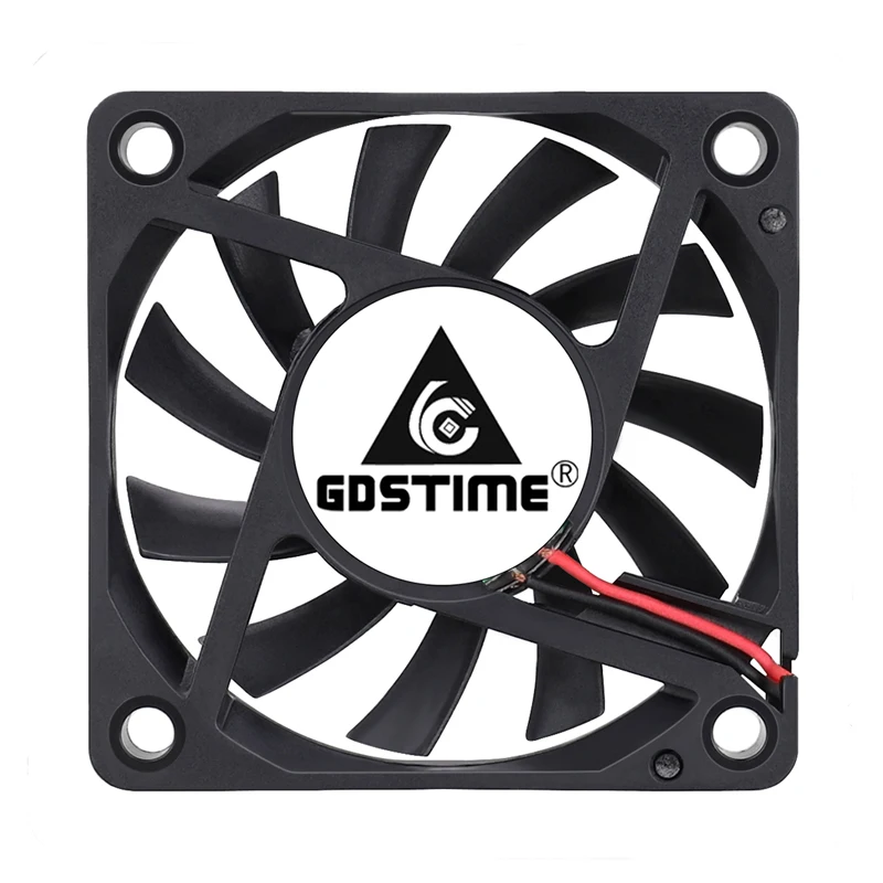 Gdstime-ventilador Cooler dc sem Escova Peças 60 mm 5v 12v 24v Pinos Pinos 60x60x10 mm 6010 6cm para Computador pc Cpu Caixa de Resfriamento - Imagem 6