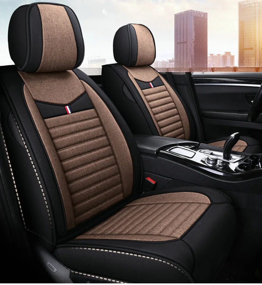 Лен Чехол автокресла для Land Rover Range Rover Discovery 3/4/5/Evoque Freelander делаем индивидуальные чехлы на сиденья