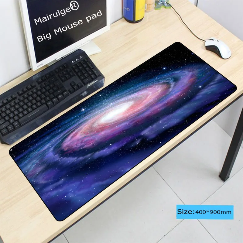  Colorful Space Outer LockEdge mouse pad gamer play mats Large Gaming Mouse Pad Mouse Mat Keyboard P
