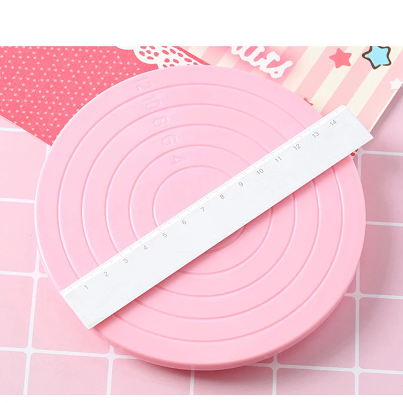 Cake Plate Turntable Rotating Anti-skid Round Cake Stand Cake Decorating Rotary Table Kitchen DIY Pan Baking Tool Cake Platform3