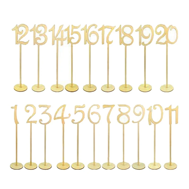 A Unique DIY Paperboard Number Place Card Wedding Banquet Party Event Desktop Decoration Supplies For Guest - Цвет: A