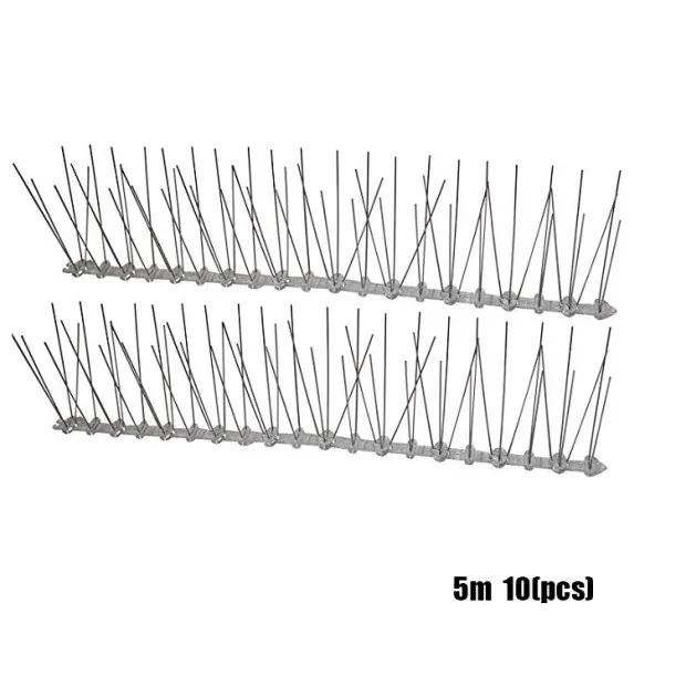 Нержавеющая сталь шипы против птиц Экстра Широкий дом птица Блиндер открытый для избавления голубей и отпугивания птиц борьба с вредителями Отпугиватель - Цвет: 5 M
