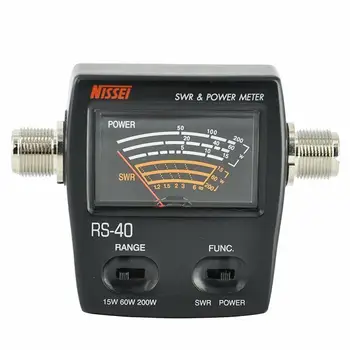 

NISSEI RS-40 Power SWR Meter Testing Professional UV Dual Band Standing-Wave
