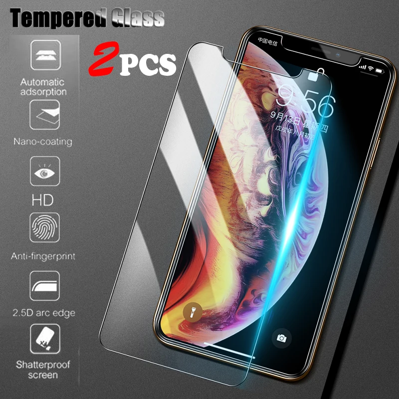 500D защитное закаленное стекло для iPhone 6 6s 7 8 Plus X стекло протектор экрана для iPhone XR XS MAX, стекло на айфон 7 6 8