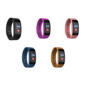 

Qs80Plus Fashion Sports Smart Bracelet Long Standby Waterproof Tpu Design Heart Rate Monitoring Smart Bracelet