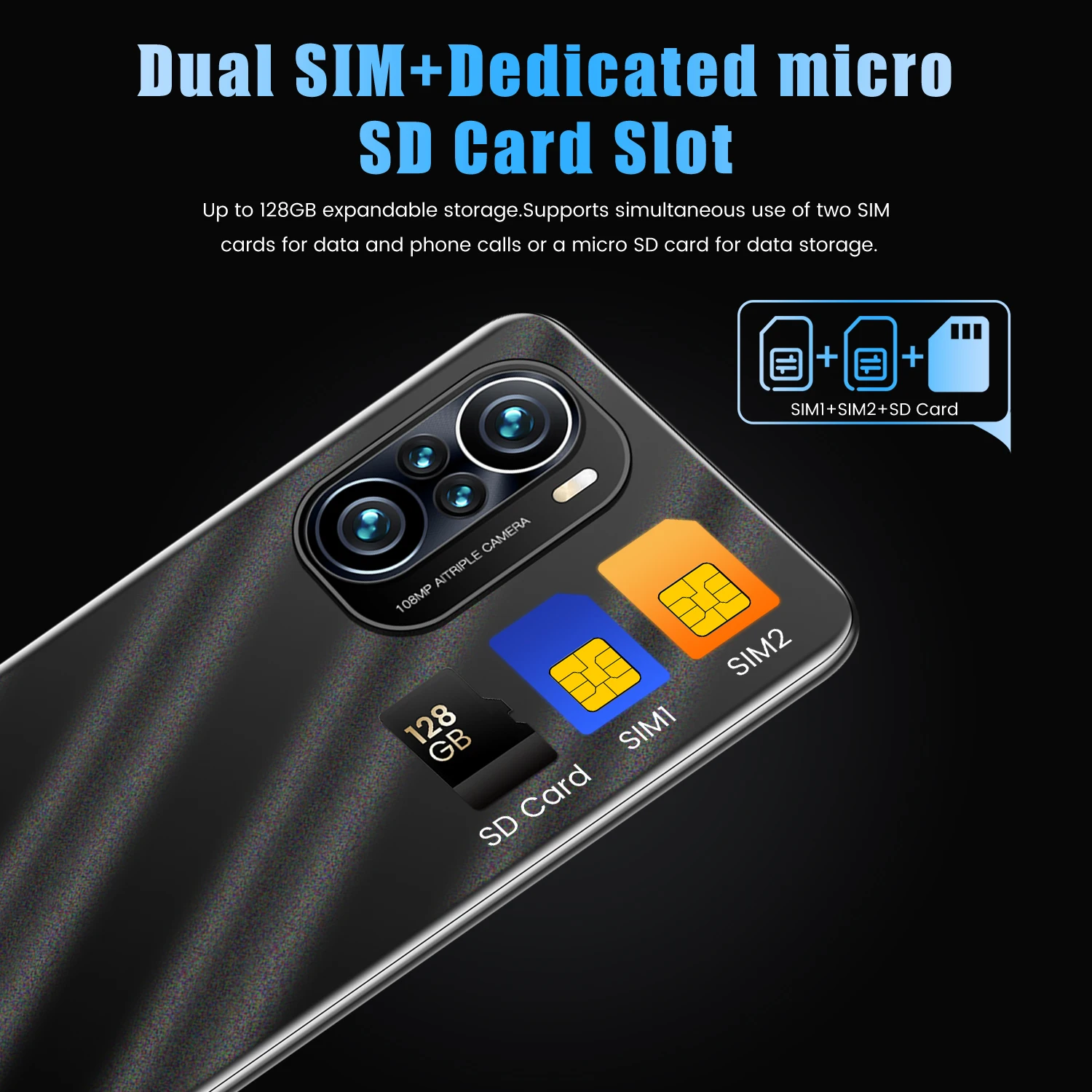 Pro + 6.7 32 + 64mp Venda Quente Polegada Smartphone Mtk6889 10 Núcleo 512gb 6000mah Android 11 Sim Duplo Telefone Celular Impressão Digital K40 5g 13 + 64mp 6000mah android 11 sim duplo