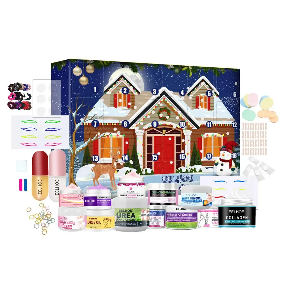 Advent Calendar Face Cream Vitamin Care Cosmetics 2021 Skin Care Makeup 