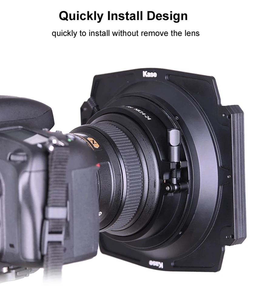 Kase алюминиевый квадратный держатель фильтра 150 мм кронштейн для Sigma 14 f/1 8 DG HSM Art for