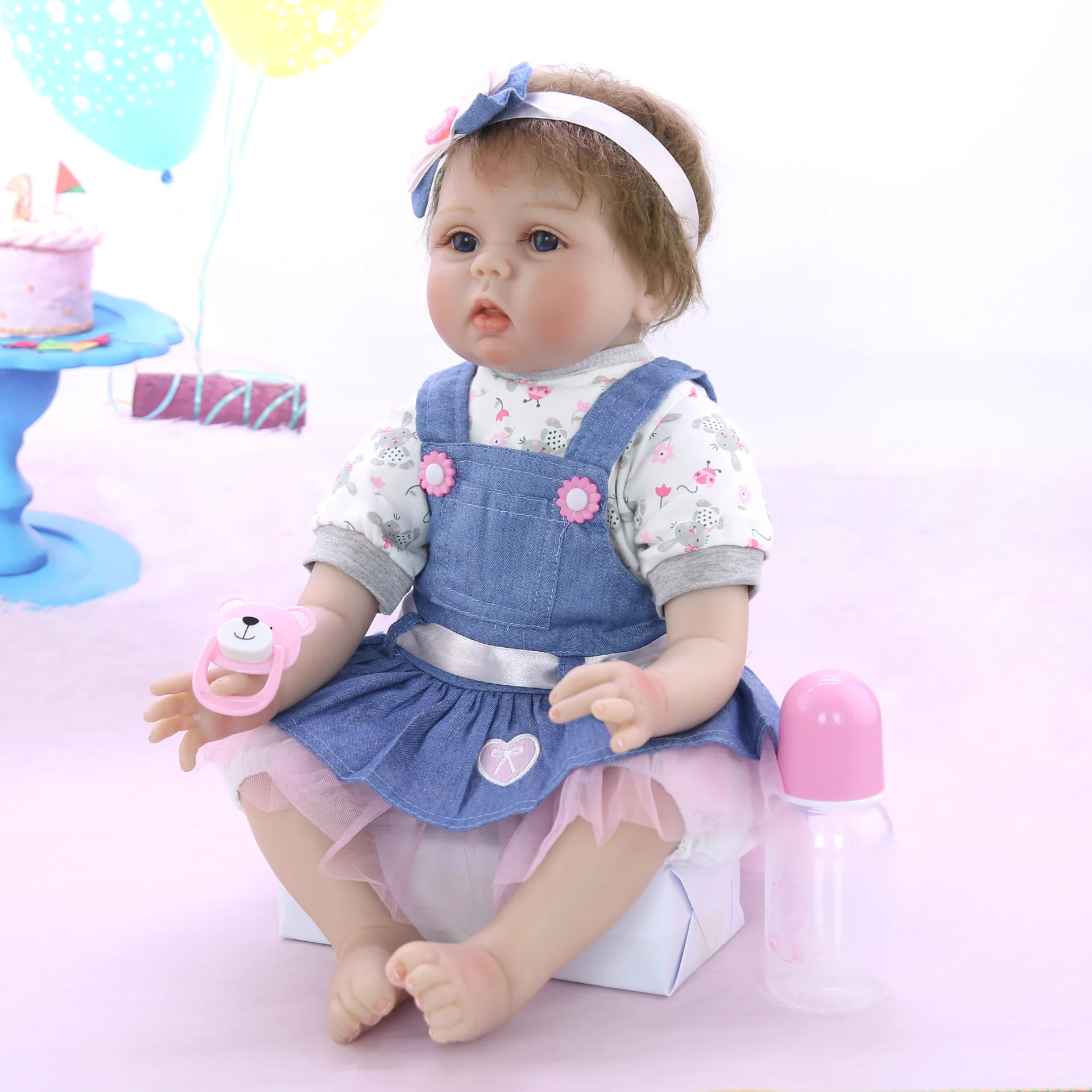  Keiumi Hot Selling 55cm Reborn Baby Doll Model Baby Doll Reborn Baby Doll