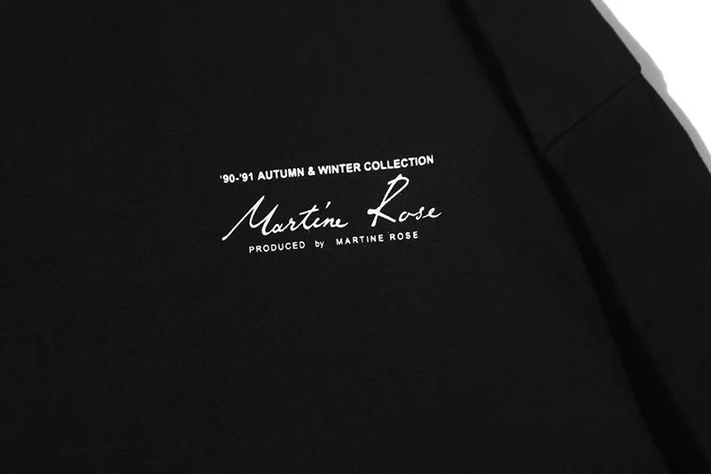 Футболки Martine Rose с длинным рукавом, большие размеры, 1:1, высокое качество, хлопковые футболки для мужчин и женщин, уличная одежда, футболка Martine Rose