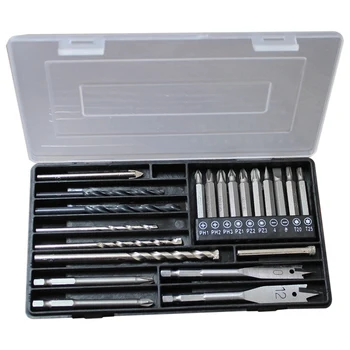 

Screwdriver Bits Set, Screwdriving Bit Set, Multi Purpose Drill Bit Set With HSS Steel Bits, Masonry Drill Bits, Wood Drill Bits