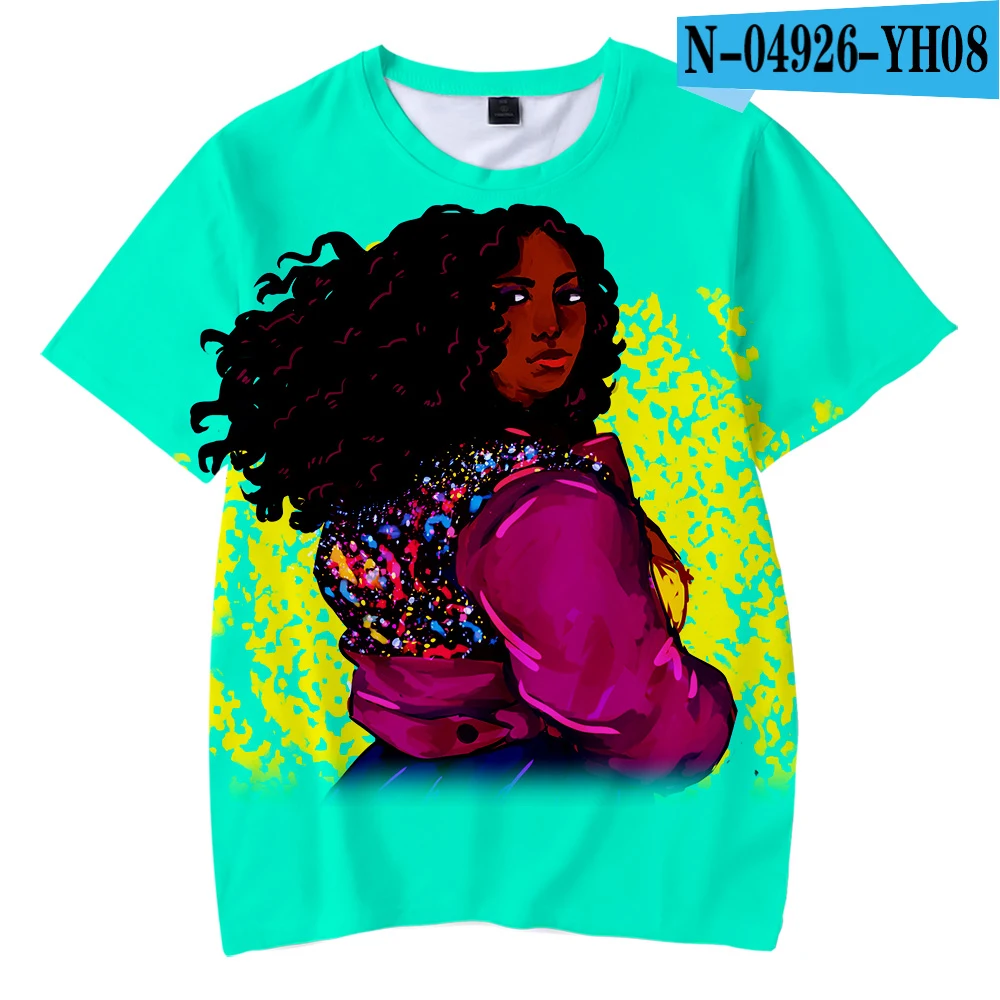 LIZZO/футболка для мальчиков летняя детская футболка в стиле хип-хоп с 3D принтом Забавные футболки с графикой для мальчиков и девочек женские топы с короткими рукавами, Прямая поставка - Цвет: one