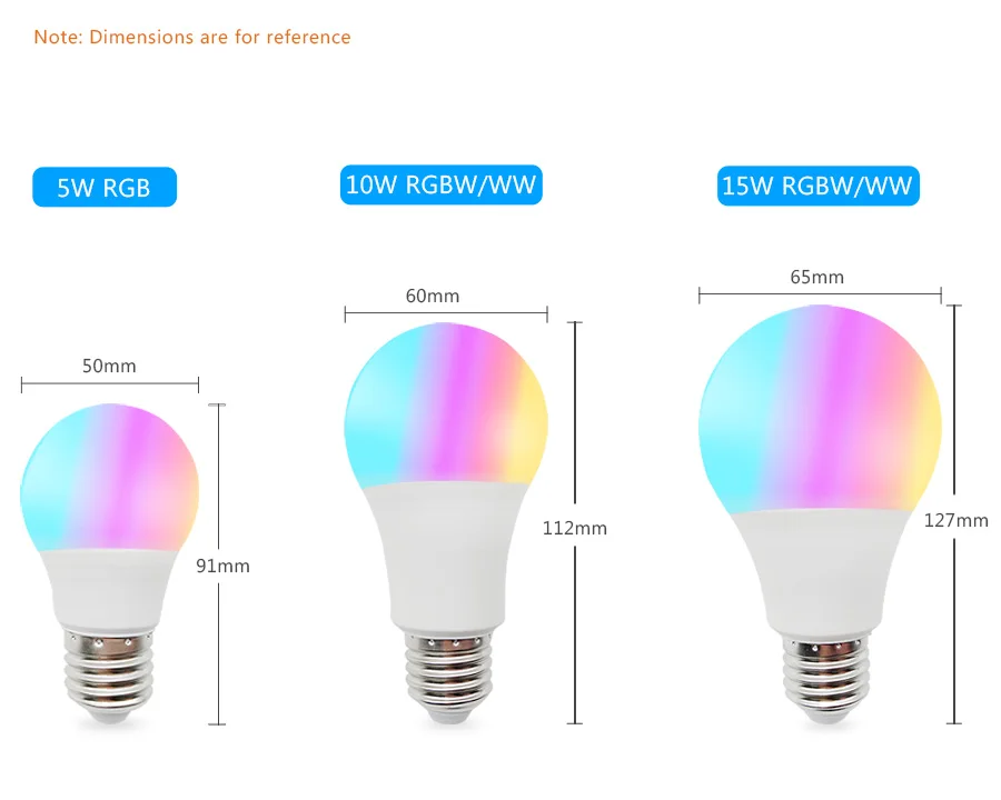 ?5-110V 220V E27 RGB LED Bulb Lights 5W 10W 15W RGB Lampada Changeable Colorful RGBW LED Lamp With IR Remote Control+Memory Mode