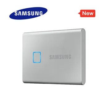 

Samsung T7 Touch SSD 2TB 1TB 500GB USB3.2 Fingerprint Recognition Unlock Type-C Portable Interface Solid State Drive NVMe