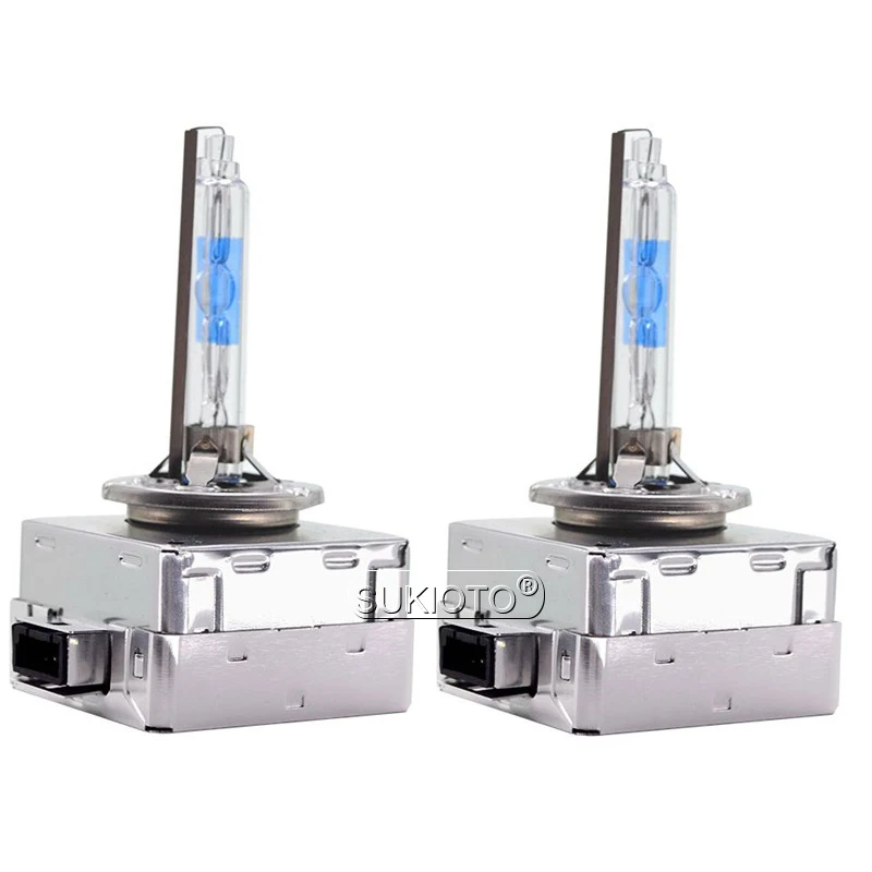 SUKIOTO 2PCS 2020 New Original 55W D1S HID Xenon Bulb UV Free Super Vision 5500K White 35W D1S Xenon HID Lamps For Car Headlight (6)