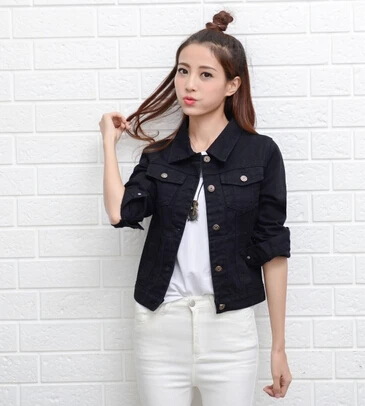Women Jeans Jacket Women Spring Autumn 