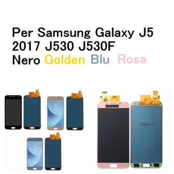 

AMOLED LCD For SAMSUNG J5 Pro 2017 J530 J530F Touch Screen Digitizer + LCD Display Assembly Display Screen Replacement