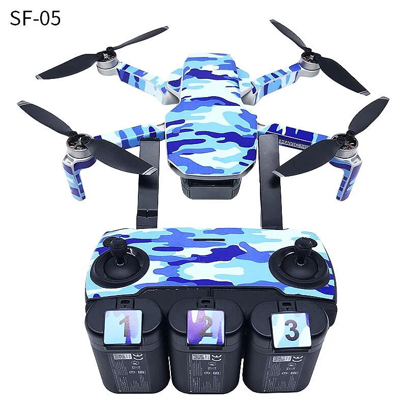Защитная пленка ПВХ наклейки для DJI Mavic мини пульт дистанционного управления водонепроницаемые Роскошные Наклейки полное покрытие кожи Аксессуары