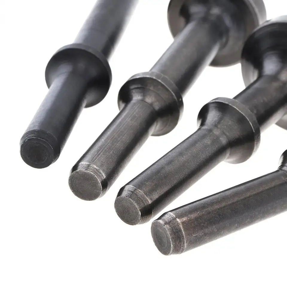 KOTO AHR-3834 ソケット用エアハンマーロッド 19sq. 江東産業 頑固な固着に強烈一撃 産業用エアツール、 4PCS /ロットエアハンマーヘッドエアチゼル硬質鋼製ソリッドインパクトハンマーヘッドサポートノッキング/錆の取