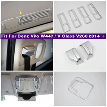 

Reading Light Safety Belt Buckle Rear Roof Air AC Outlet Cover Trim For Benz Vito W447 / V Class V260 2014 - 2021 Matte Interior